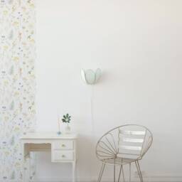 Glacier & Gold Flower Wall Light - thumbnail 3
