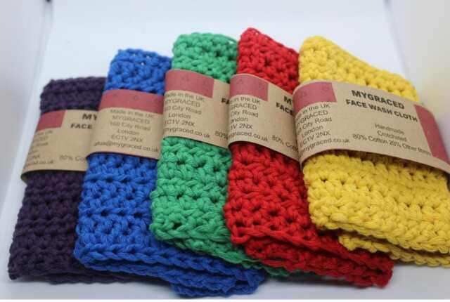 Crocheted Face Cloth - image 1