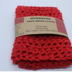 Crocheted Face Cloth - thumbnail 2