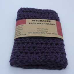 Crocheted Face Cloth - thumbnail 4