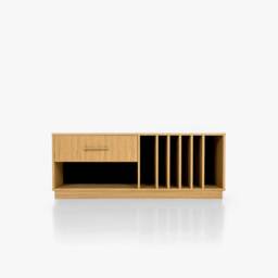 Mid-Century Sideboard, Dresser, Commode, Credenza Made Of Oak Vaneer - Livlo D-S12