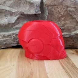 Iron Man Helmet 3D Printed Planter - thumbnail 2