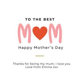 Happy Mother's Day Candle Gift Set - Personalised For New Mum, Stepmum, Mother-In-Law, First Present - thumbnail 2