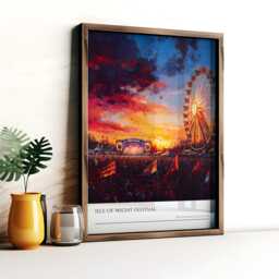 Isle Of Wight Festival Sunset Poster Music Fest Art Print - thumbnail 3
