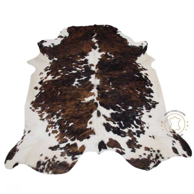 Tricolor Speckled Cowhide Rug Xl - Size - 7'x6' Ft L - 6'x5'5 - image 1