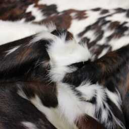 Tricolor Speckled Cowhide Rug Xl - Size - 7'x6' Ft L - 6'x5'5 - thumbnail 4