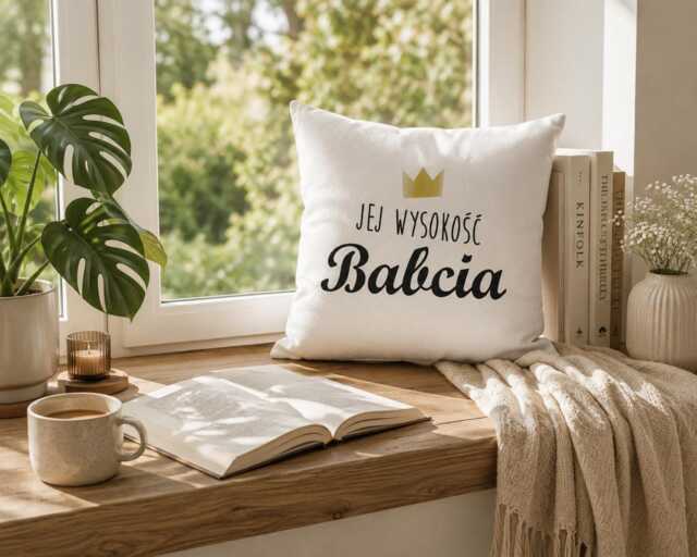 Personalized Babcia Pillow, Polish Grandma Gift, Birthday Mother's Day Gift For Grandma, Cushion - image 1