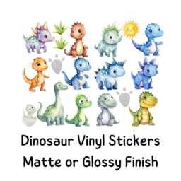 Dinosaur Wall Decals - 18-Piece Vinyl Nursery Stickers - thumbnail 3