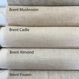 Custom Natural Linen Roman Shade, Sheer Window Treatment - thumbnail 4