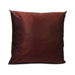 Solid Burgundy Taffeta Pillow, Throw Pillow Cover, Decorative Cushion Covers, Pillowcase, Accent Home Decor, Polyester - thumbnail 1