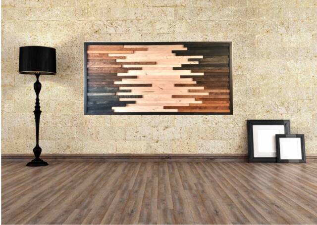 Wood Wall Art, Wood Wooden Artwork, Sculpture, Modern Reclaimed Decor, Home Decoration, Art - image 1