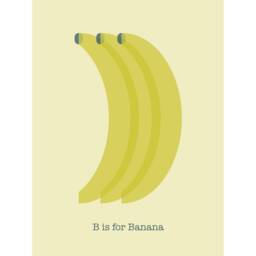B Is For Banana Wall Art Print, All Sizes, Funky Style, Mid Century - thumbnail 2