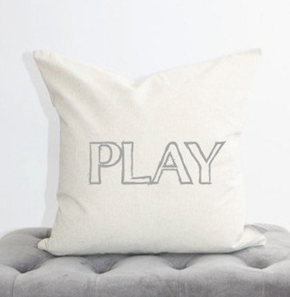 Play Pillow Cover, Lake Pillow, Decor, Playroom Cabin Kids - image 1