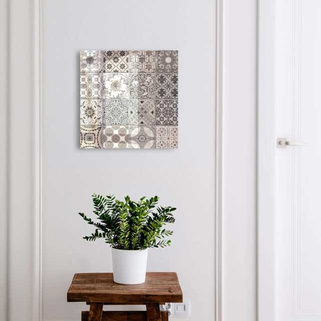 stylish Tiles Key Cabinet For Home, Black Industrial Box, Classic Backgrounds & Patterns, Lovers Of Design - image 1