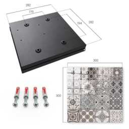 stylish Tiles Key Cabinet For Home, Black Industrial Box, Classic Backgrounds & Patterns, Lovers Of Design - thumbnail 4