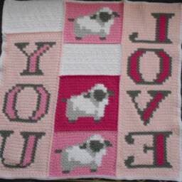 Valentine Package Pattern For Crocheted Blanket - thumbnail 3
