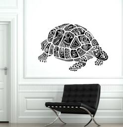 Wall Decal Tortilla Lake Animal Ornament Tribal Mural Vinyl 1715Dz - thumbnail 1