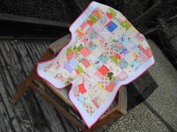 Baby Quilts, Handmade, Patchwork, Blanket, Pink, Purple, Quilt Crib Bedding, Modern Quilt, Handmade Baby Blanket, Quilts For Sale