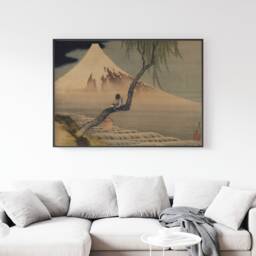 Katsushika Hokusai Poster, Japanese Wall Print, Decor, Mount Fuji & Fisher Boy, Asian Gift, Abstract, A1/A2/A3/A4 - thumbnail 3
