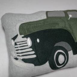 1947 Mercury Truck Pillow Detailed Custom Handmade Decorative - thumbnail 2