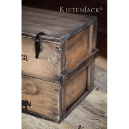 "Wooden Crate, Freight Chest, Table, Storage Box ""South Africa" - thumbnail 3