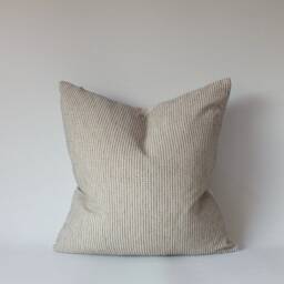 Hmong White Striped Pillowcase Ethnic Cotton Sofa Cushions Home Decor Living Room Pillows - thumbnail 2