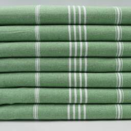"Ultra Soft Towel, Turkish Peshtemal, Olive Green Towel, 40""x70" - thumbnail 2