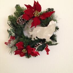 Cavalier King Charles, Dog Tree Topper, Holiday Decoration, Wreath Christmas, Aluminum, Stars, Dog Lover Gift - thumbnail 2