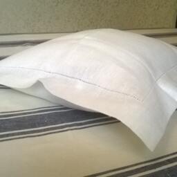 stripped Linen Bed Sheet European Heavy Weight - thumbnail 4