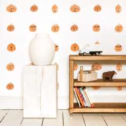 Pumpkins - Fabric Wall Decal Seasonal Mej - thumbnail 3