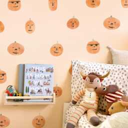 Pumpkins - Fabric Wall Decal Seasonal Mej - thumbnail 1