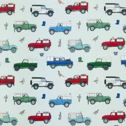 Custom Roman Blind - Emma Lawrence Woodland Rovers Land Eggshell , Made To Measure Window Treatment - thumbnail 3