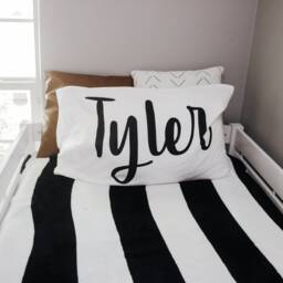 Personalized Pillow - Custom Name Pillowcase Baby Crib Toddler Boys For Boy - thumbnail 3