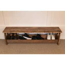 Arvid Reclaimed Wood Storage Bench, Choice Of Sizes+Colours - thumbnail 3
