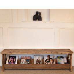 Arvid Reclaimed Wood Storage Bench, Choice Of Sizes+Colours