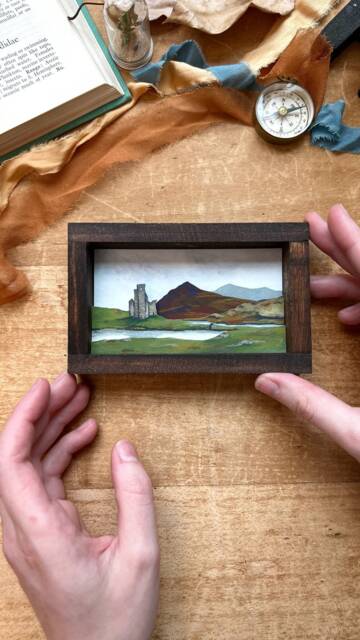 Ardvreck Castle Diorama Print - image 1
