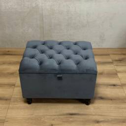 Daisy Storage Ottoman Footstool Coffee Table Pouffe Bench Chesterfield Declutter Living Space - thumbnail 3
