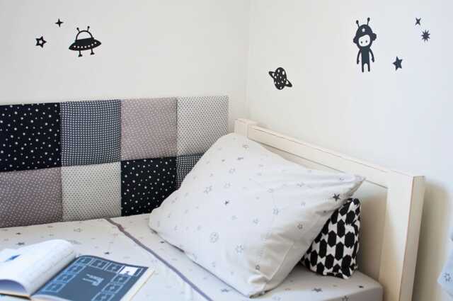 Headboard Pillow, Soft Bed Headboard, Kids Teens Hanging Single Twin Full Queen King Montessori Fabric Bedroom Decor - image 1