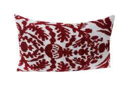 Silk Velvet Ikat Pillow Cover