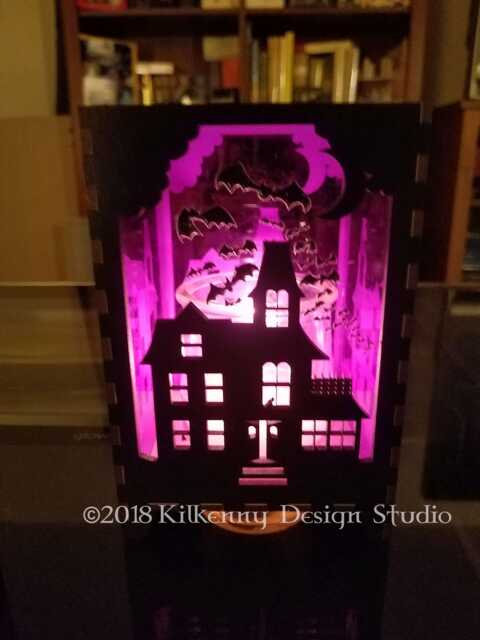 Halloween Candle Holder Wood Lantern Centerpiece For Table, Haunted House Decor Home, Tea Light Holder, Cute Gifts - image 1