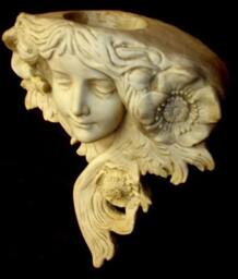 Le Printemps French Art Nouveau Wall Sculpture Decor - thumbnail 2