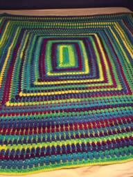 Modern Bright Granny Blanket