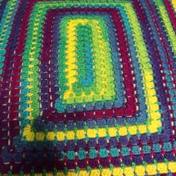 Modern Bright Granny Blanket - thumbnail 2