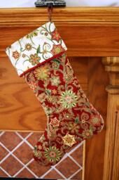 Christmas Stocking Pattern PDF Free Big Bow Pattern, Holiday Decor, Handmade - Gift Idea For - thumbnail 1