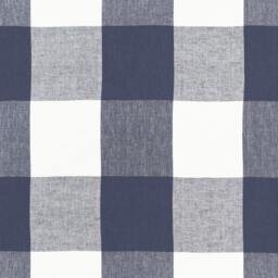 Key Largo Check in Navy-Schumacher-This Listing Is For One -Pillow Front Designer Fabric - thumbnail 2