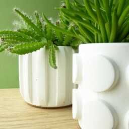 Set Of 3 Small White Concrete Plant Pots Handmade Planter Set, Scandinavian Minimalist Design - thumbnail 3