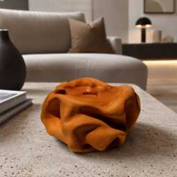 Handmade Concrete Candle, Minimalist Wabi Sabi, Soy Beeswax Blend, Brutalist Decor, Made Nyc