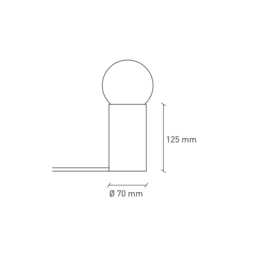 Concrete Design Table Lamp Lena - thumbnail 4