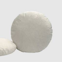 Customised Duck Feather Round Cushion Pads Insert Inners Scatters Fillers Pillow - thumbnail 2
