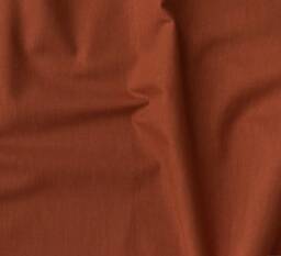 Organic Mini Crib Sheet Cinnamon Rust Cotton Fitted Bedding
